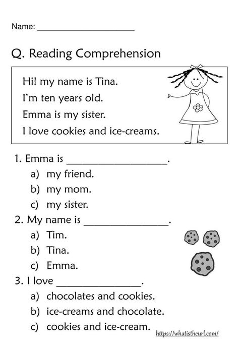 First Grade Writing Worksheets, Reading Comprehension Worksheets Grade 1, First Grade Reading Comprehension, Kids Worksheet, Reading Comprehension For Kids, Bahasa China, Reading Comprehension Kindergarten, Grammar For Kids, Reading Comprehension Lessons