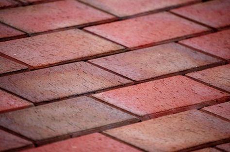 Unlike wood, which is porous, brick is ill-suited for paint adhesion and must be conditioned to accept a new finish. If you wish to refinish your interior brick floors, you will... Brick Floors, Brick Floor, Interior Brick, Brick Laying, Farmhouse Flooring, Modern Flooring, Slate Flooring, Flooring Trends, Linoleum Flooring