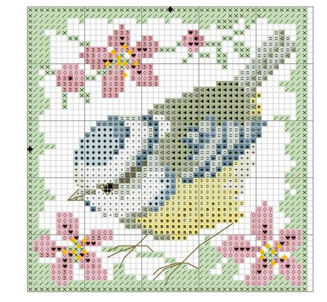 Cross Stitch Birds, Cross Stitch Freebies, Free Cross Stitch Patterns, Small Cross Stitch, Cross Stitch Love, Cross Stitch Bird, Beaded Cross Stitch, Cross Stitch Cards, Needlepoint Patterns