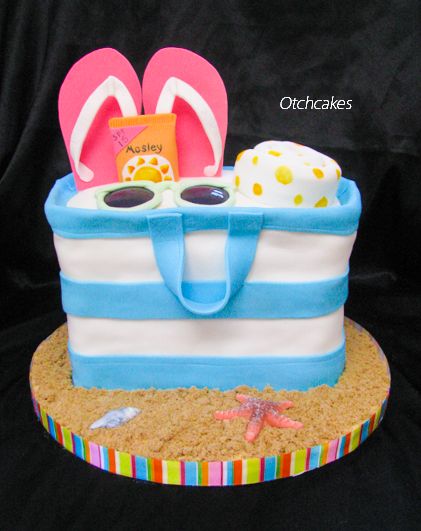 Flip Flop Birthday Cake, Flip Flop Cake Ideas, Beach Birthday Cake For Women, Flip Flop Cake, Flip Flop Cakes, Beach Birthday Cake, Pool Party Cakes, Handbag Cakes, Beach Themed Cakes