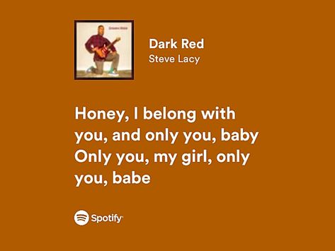 Dark Red Lyrics Spotify, Dark Red Song Lyrics, Infrunami Lyrics, Steve Lacy Banner, Infrunami Steve Lacy, Dark Red Steve Lacy Aesthetic, Dark Red Music, Dark Red Song, Steve Lacy Lyrics