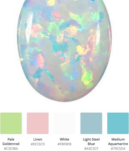 opal palette How To Color Opal Digital Art, Colours That Go With Silver, Iridescent Coloring Tutorial, Opal Colour Palette, Opal Paint Color, Pearlescent Color Palette, How To Paint Iridescent, Opalescent Color Palette, Iridescent Colour Palette