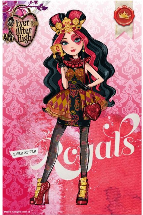 Lizzie Hearts Ever After High, Eah Lizzie Hearts, Lizzie Hearts Outfit, Ever After High Lizzie Hearts, Dexter Charming, Monster H, Lizzie Hearts, Arte Monster High, Halloween Coustumes