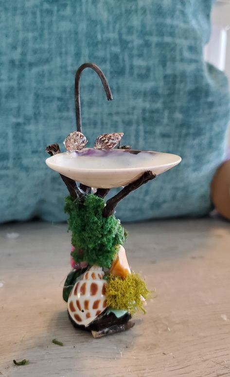 Fairy Furniture Ideas, Fairy Display Ideas, Miniature Castle Diy, Diy Fairy Accessories, Fairy Garden Furniture Diy, Homemade Fairy Garden Ideas, Fairy Teepee, Fairy Furniture Diy, Fairy Kitchen