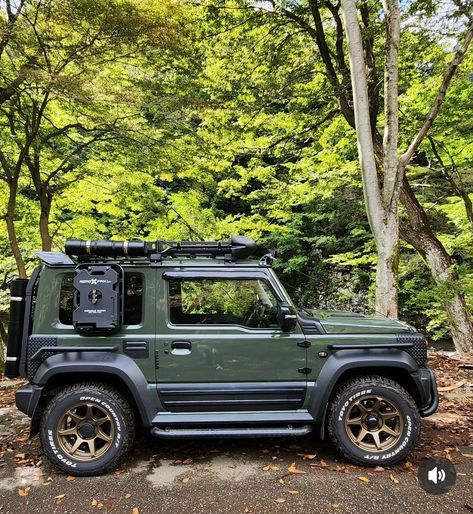 Suzuki Jimny Sierra, Jimny Suzuki Modified, Suzuki Jimny Camping, Bmw Compact, Suzuki Jimmy, Mobile Garage, Mini Trucks 4x4, Jimny Sierra, Jimny Suzuki