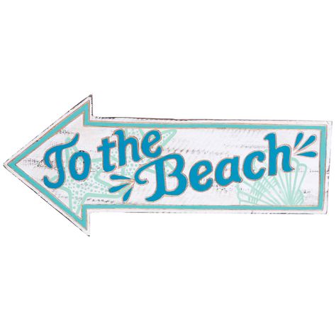 To the Beach Carved Wood Arrow Sign Wall Décor Vintage Beach Signs, Beach Signs Wooden, Arrow Wood Sign, Beachfront Decor, Painted Wood Walls, Interior Design Advice, Arrow Signs, Beach Wood, Directional Signs