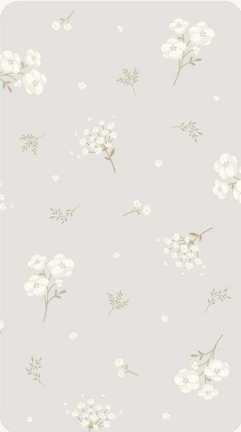 Soft White Aesthetic Wallpaper Quotes, Simplistic Ipad Wallpaper, Cream Flowers Aesthetic Wallpaper, Cream White Wallpaper Aesthetic, Minimal Floral Wallpaper Iphone, Mint And White Aesthetic, Minimalist Floral Background, Pretty Wallpapers Simple, Wallpaper Ideas For Bedroom Accent Wall