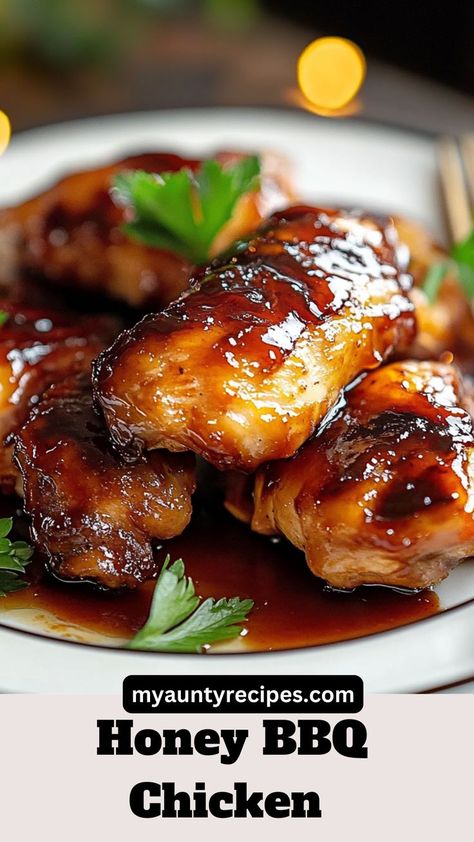 Make your Friendsgiving extra special with this Honey BBQ Chicken Delight! A perfect winter dinner recipe, this dish balances smoky and sweet flavors for a crowd-pleasing feast. Ideal for cozy gatherings, it's a must-try for anyone looking for delicious friendsgiving food ideas that combine tradition with a twist. Bbq Chicken Recipes For Dinner, Fancy Bbq Party Food Ideas, Bbq Chicken Meals, Friendsgiving Food Ideas, Chicken Delight, Bbq Chicken Recipe, Friendsgiving Food, Honey Bbq Chicken, Friendsgiving Dinner