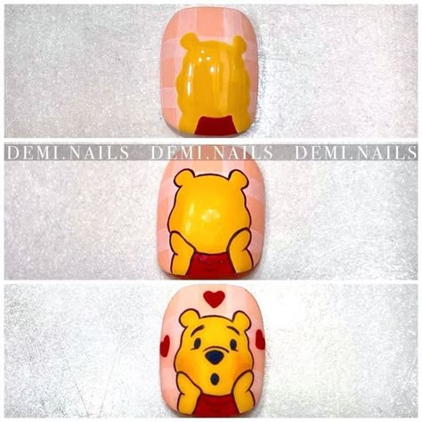 101 Cutie Elves Short Oval Acrylic False Nails 2023 | Summer Nails Art Cartoon Character Nails Step By Step, Step By Step Character Nail Art, Easy Cartoon Nails, Cartoons Nails Art, Cartoon Nail Designs Step By Step, Cartoon Nail Art Step By Step, Cartoon Nails Art, Cartoon Nails Disney, Character Nail Art Step By Step