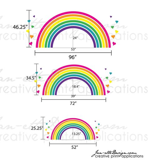 Rainbow Theme Bedroom, Wear It Purple Day, Dinosaur Bedroom Wall, Rainbow Themed Bedroom, Rainbow Wall Mural, Rainbow Bedroom, Dinosaur Wall Decals, Heart Wall Decal, Rainbow Wall Decal