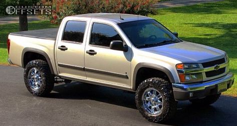 71 1 2008 colorado chevrolet leveling kit ultra phantom chrome slightly aggressive Colorado Chevy, Chevrolet Colorado 2005, 2006 Chevy Colorado, 2008 Chevy Colorado, Colorado Chevrolet, New Chevy Silverado, Off Road Trucks, Pick Up 4x4, Custom Rims