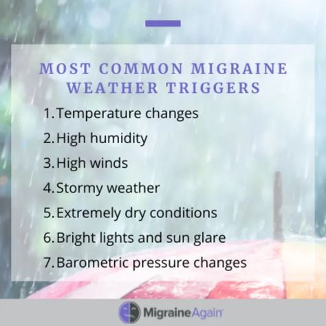 Migraine Weather Humor, What To Do When You Have A Migraine, Migraine Types, Types Of Migraine Headaches, Headache Causes, Migraine Help, Migraine Triggers, Migraine Meme, Throbbing Headache