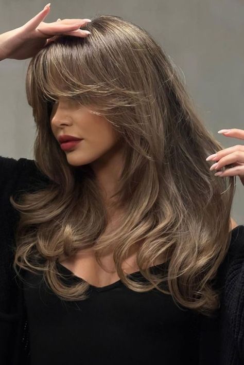 #HairTrends#HairColor#HairStyle#Braid#TrendingNow Rambut Brunette, Haircuts For Long Hair With Layers, Brown Hair Inspo, Hair Inspiration Long, Gorgeous Hair Color, Hairstyles For Layered Hair, Long Hair Color, Haircuts For Wavy Hair, Blonde Hair Looks