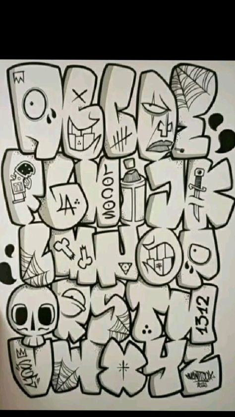 graffo Graffiti Drawing Letters, Graffiti O, Font Graffiti, Alphabet Graffiti, Graffiti Lettering Alphabet, Graffiti Art Letters, Graffiti Wildstyle, Lettering Styles Alphabet, Graffiti Text