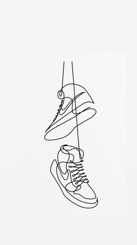 Jordan 1 Tattoo Design, Jordan Shoe Tattoo, Nike Shoe Tattoo, Nike Shoes Drawing Sketches, Shoes Tattoo Design, Jordan 1 Tattoo, Sneaker Tattoo, Nike Tattoo, Jordan Tattoo