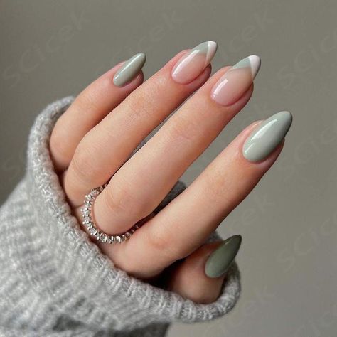 Nails Matcha Green, Your Birthday Your Nails, Simple Oval Nails, Nails With Simple Design, Neutral Almond Nails, Very Short Nails, Matcha Nails, Dark Winter Nails, Best Nail Polish Brands