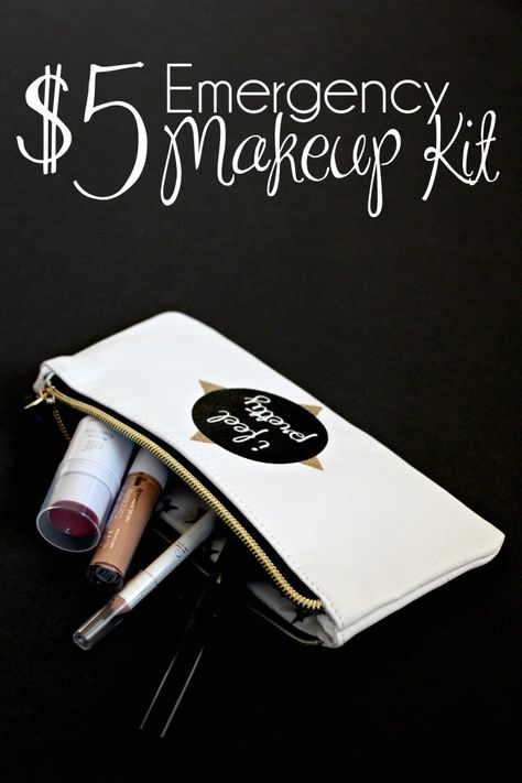 How I made an emergency makeup kit for only $5 | #MomNeedsChocolate #Makeup #ELF Mime Face Paint, Nail Art Tool Kit, Gel Set, Beauty Kit, Make Me Up, Emergency Kit, I Love Makeup, Free Makeup, Nail Art Tools