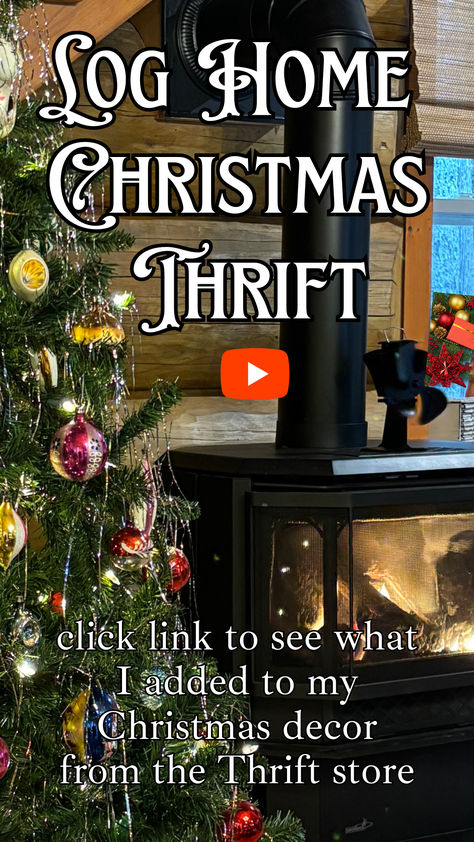 Embark on a festive thrifting journey with me as we hunt for vintage and affordable Christmas decor to adorn my cozy log home! 🏡🌟 Discover unique treasures at local thrift stores that add rustic charm to your holiday space without breaking the bank. Ready to make your home festive and special? Click to watch and join the vintage wonderland adventure! 🎁✨ Happy Holidays! 🌲 #ChristmasDecor #ThriftingAdventure #CozyHome Log Home Christmas, Christmas Thrift, Affordable Christmas Decor, Affordable Christmas Decorations, Personalized Wreaths, Local Thrift Stores, Christmas Decor Inspiration, Simple Christmas Decor, Unique Centerpieces