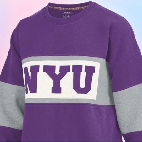 Nyu Purple And Gray Sweatshirt Seen On Taylor Swift I Bought This Back In July And It’s Still Sitting In The Package It Came In. Looking To Make The Money I Spent On It Back. Brand New With Tags. I’ll Provide More Photos Later. I Promise This Is Real And Purchased From The Nyu Official Bookstore. Nyu Sweatshirt Outfit, Cheap Purple College Sweatshirt, Nyu Merchandise, Nyu Sweatshirt, Gray New York Hoodie, Nyc Sweatshirt, Black Crop Hoodie, Columbia Pullover, Lululemon Hoodie