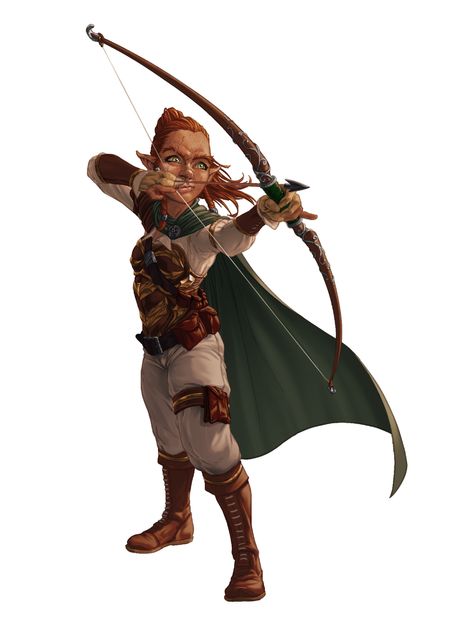 Vincent Desmond - Elle - Gnome Ranger Gnome Ranger, Dnd Gnome, Ranger Dnd, D D Races, Dnd Monsters, Dungeons And Dragons Characters, Dnd Art, Fantasy Rpg, Art Model