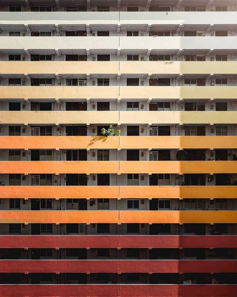 Gradient balconies #photography