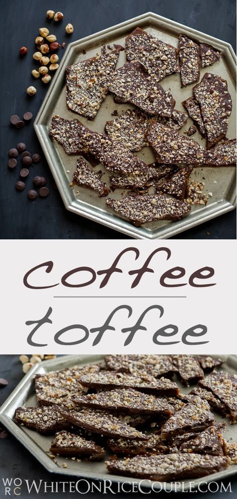 Coffee Bark Recipe, Coffee Candy Recipe, Candy Clusters, Cottage Cooking, Toffee Coffee, Coffee Content, Bark Candy, Coffee Toffee, Chocolate Calories