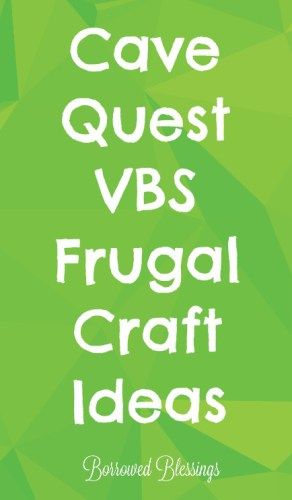 Cave Quest VBS - Frugal Craft Ideas - BorrowedBlessings.net Cave Quest Vbs Decorations, Cave Quest Vbs 2016, Cave Quest Vbs, Summer School Crafts, Cave Quest, Jesus Kids, Vacation Bible School Craft, Cave Design, Bible Camp