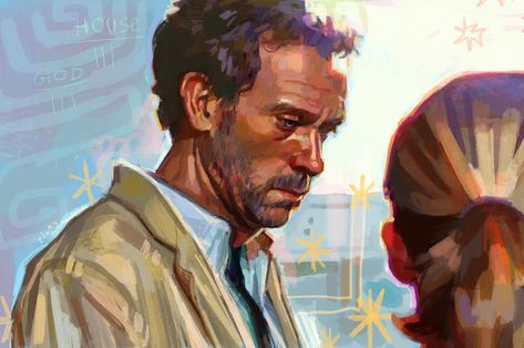 tie!!!!!! #housemd House Md Funny, House And Wilson, Doctor Shows, Gregory House, House Md, Dr House, Figure Drawing Reference, Cool Artwork, Art Inspo