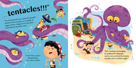 Chris Chatterton, Kids Stories Illustration, Magic Pants, Book Illustration Layout, Book Illustration Design, Story Books Illustrations, Sea Illustration, Cartoon Books, Picture Books Illustration