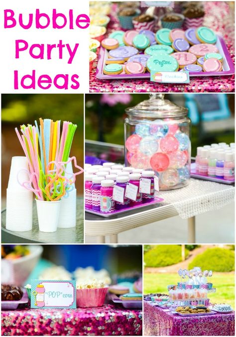 Bubble Party Ideas #Bubbles #Birthday http://www.momsandmunchkins.ca/2014/06/10/bubble-party/ Bubble Party Ideas, Bubble Birthday Parties, Bubble Birthday, Bubble Party, Food Activities, Summer Birthday, 3rd Birthday Parties, 2nd Birthday Parties, Birthday Fun