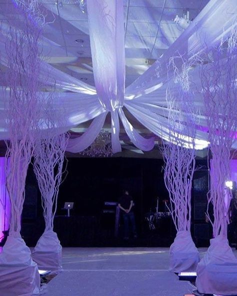 10 Tips on Renting DIY Uplighting & Wedding Backdrops | Cheap and affordable wedding planning advice | Budget Savvy Bride Diy Uplighting, Wedding Diy Projects, Head Table Backdrop, Uplighting Wedding, Wedding On A Budget, Wedding Backdrops, Free Wedding Printables, Wedding Crafts Diy, Wedding Decor Elegant