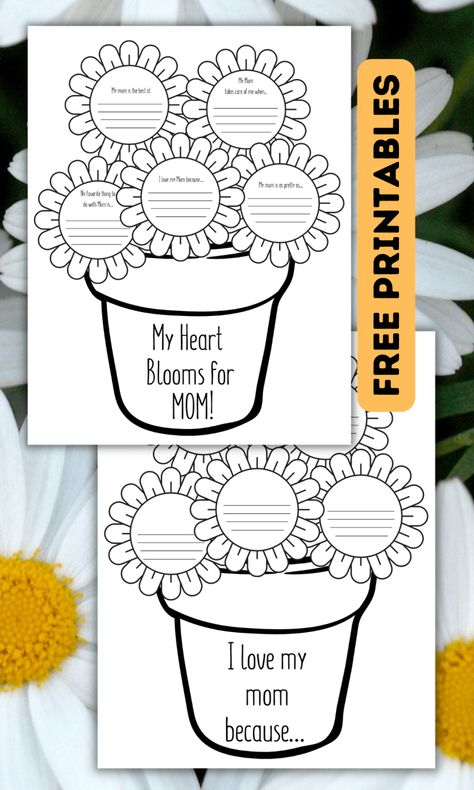 Mother's Day Crafts For Preschoolers, Free Mothers Day Cards, My Mom Is The Best, Mom Is The Best, Mothers Day Card Template, Mother's Day Printables, Mother's Day Projects, Mothers Day Poems, Mom Activities