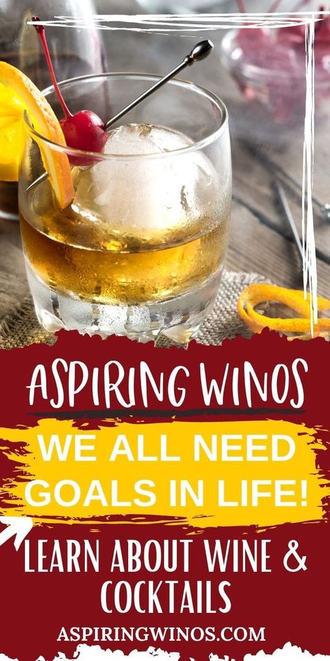 Aspiring Winos - We all need goals in life, is yours wine? What Are Bitters, Angostura Bitters Recipe, Dark Rum Drinks, Bitters Cocktail Recipes, How To Make Cocktails, Unique Cocktail Recipes, Bartender Cocktail, Make Cocktails, Wine Cocktail Recipes