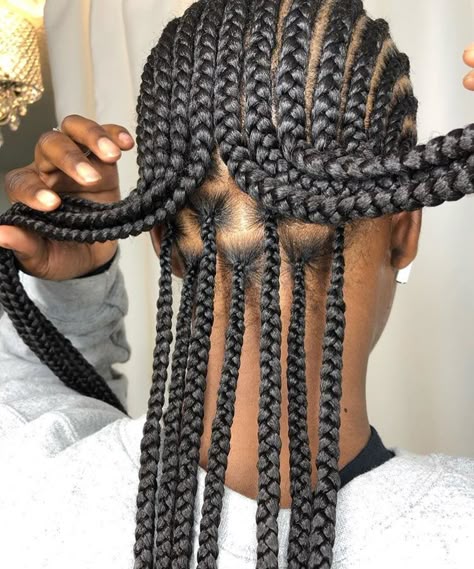 Black Hair Protective Styles, Straight Backs, Cornrow Hairstyle, Cornrows Natural Hair, Cornrows Braids For Black Women, Big Braids, Feed In Braids Hairstyles, African Hair Braiding Styles, Braided Cornrow Hairstyles