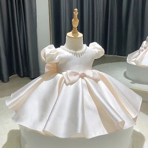 Girls Party Dress Kids, Baby Girl Princess Dresses, Toddler Party Dress, Ivory Flower Girl Dresses, Baptism Dress, Christening Dress, Girl Princess Dress, Frocks For Girls