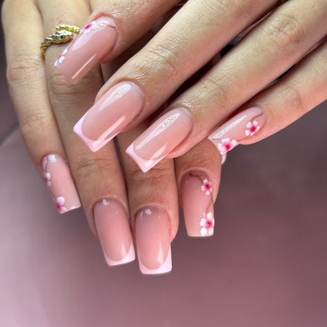 Meet Nicole, our nail art queen and her gorgeous cherry blossom set 🌸 #cjartistry #cjartistrygirls #thenailconnection #nails #nailart #nailpromagazine #sydneynails #sydneynailsalon #sakura #squarenails #acrylics #cherryblossom CJ Artistry - Nail Salon - Nail Tech Life - Nail Artist - Cherry Blossom Nails - Sydney Nail Salon - Nail Design - Nail Tutorial - Nail Inspo Sakura Nails Design, Sakura Nails, Cherry Blossom Nails Design, Blossom Nails, Cherry Blossom Nails, Red Cherry Blossom, Nail Tutorial, Pink Cherry, Design Nail