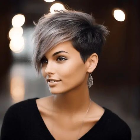 Short Layered Hair, Layered Pixie Cut, Pixie Haircut Ideas, Pixie Haircut Styles, Hair 2024, Pixie Hair, Short Layered, Short Layered Haircuts, Pixie Styles