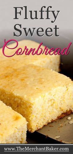 Fluffy Cornbread, Best Cornbread, Best Cornbread Recipe, Cornbread Recipe Sweet, Moist Cornbread, Bread Buns, Southern Cornbread, Homemade Cornbread, Sweet Cornbread