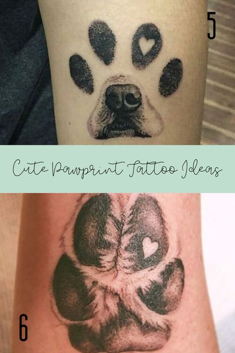 Dogs and cats are better than humansHere are 33 pawprint tattoo ideas to celebrate your best furry friend and all the love you have for them Nose Print Tattoo Dog, Pawprint Tattoo Ideas, Guy Tattoos Ideas, Puppy Tattoo Ideas, Dog Paw Tattoos For Women, Tattoos For Dogs That Passed, Paw Print Tattoo Ideas, Paw Tattoo Ideas, Paw Print Tattoo Dog