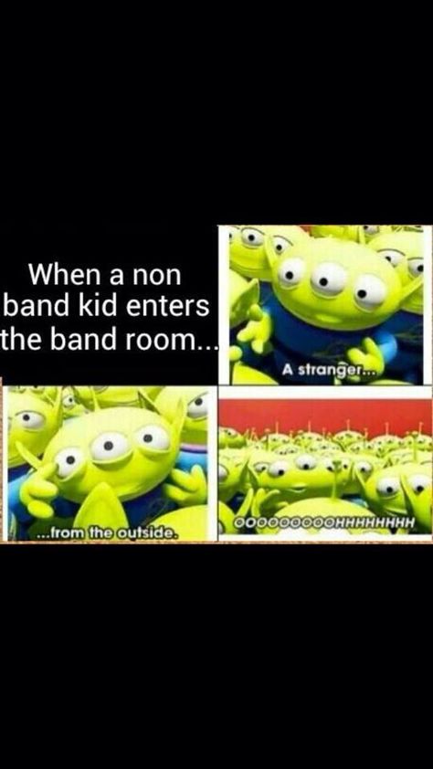 the non band kids haha band memes Marching Band Memes, Band Jokes, Band Nerd, Band Geek, Band Kid, Band Humor, I'm With The Band, Band Memes, Music Humor