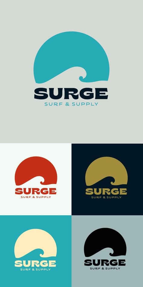 Designs | Design Surf Clothing Brand Logo that catches the eye | Logo design contest Best Brand Logo Design, Surf Logo Design Graphics, Surf Brands Logo, Surfing Logo Design, Summer Logo Design Ideas, Surf Logo Design Ideas, Surf Branding Design, Hat Logo Design Ideas, Surf Club Logo