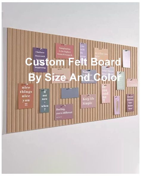 Custom Large Cork Board by Size & Color, Anti-Drilling Felt Material Bulletin Board, Largest 240 x 120 cm Custom Size Picture Decorative Board for Office Living Room Bed Room Wall Office Bulletin Board, Large Cork Board, Board For Office, Office Bulletin Boards, Vision Board Diy, Felt Boards, Planning Board, Decorative Boards, Tiles For Wall