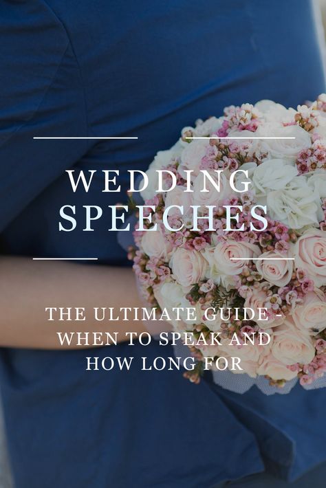 How long should a wedding speech be? Who should thank you during the toasts? How can you keep your wedding guests entertained? All of these questions are answered and more in our ultimate wedding speech guide. Engagement Speech, Groom Speech Examples, Funny Wedding Speeches, Wedding Toast Samples, Best Man Wedding Speeches, Best Wedding Speeches, Groom's Speech, Wedding Speeches, Maid Of Honor Speech