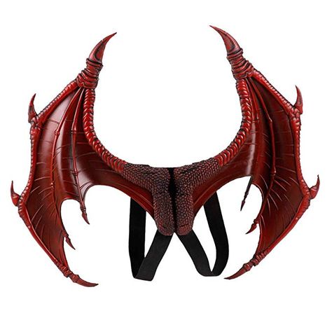 Halloween Dragon, Costume Party Decorations, Demon Costume, Dragon Halloween, Cosplay Wings, Teen Halloween, Dragon Mask, Devil Costume, Dragon Costume