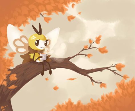 Pokemon Autumn, Beautiful Pokemon, Pokemon Binder, Pokémon Oras, Pokemon Game, Autumn Wallpaper, Pokémon X And Y, Shiny Pokemon, Pokemon Pokemon