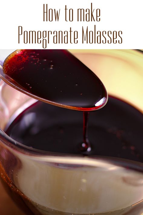 Molasses Recipes, Pomegranate Recipes, Condiment Recipes, Pomegranate Molasses, Flavored Syrup, Pomegranate Juice, Sweet Sauce, Jams & Jellies, Molasses