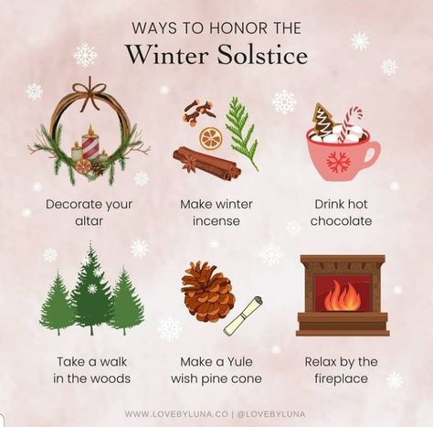 Wicca Holidays, Yule Traditions, Yule Celebration, Winter Solstice Celebration, Pagan Yule, Solstice And Equinox, Happy Winter Solstice, Solstice Celebration, Setting Intentions