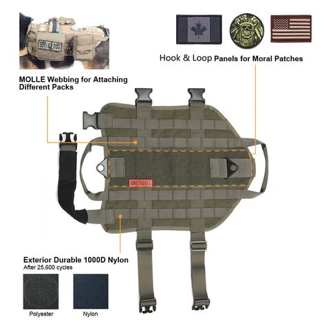 OneTigris Tactical Dog Training Vest Harness with Mesh Padding and Two Handles >>> For more information, visit image link. (This is an affiliate link) #Dogsweaters Goat Harness, Dog Training Vest, Corso Dog, Molle Webbing, Wolf Ring, Dog Patch, Dog Vest Harness, Cat Harness, Dog Vest