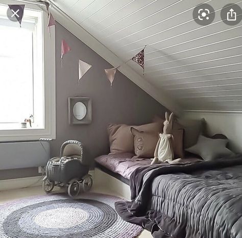 Attic Kids Bedroom, Slanted Ceiling Bedroom, Attic Decor, Attic Renovation Ideas, Attic Flooring, Attic Conversion, Attic Room, Attic Bedrooms, Attic Renovation