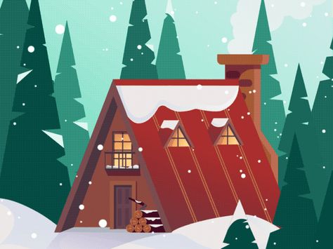 Snow Globe Animation, Christmas Animation Gif, Christmas Animation Illustration, Winter Animation, New Year Graphic Design, Snow Animation, Globe Animation, Xmas Gif, Animated Illustration